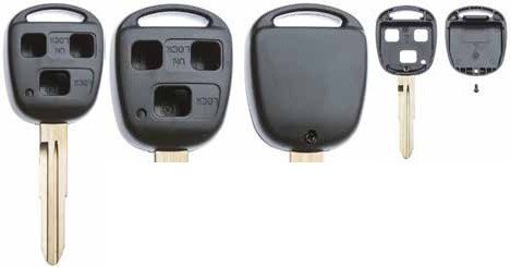 Toyota Camry 3 Button Key Case TOY38R