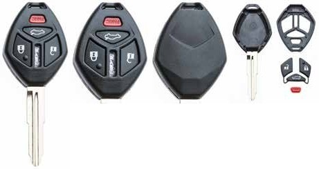 Mitsubishi 3 Button Remote Key Case