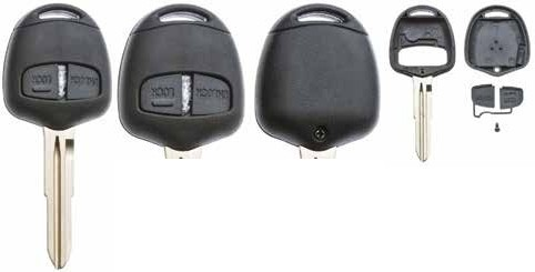 Mitsubishi Pajero Triton ASX 2 Button Remote Key Case