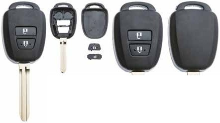 Toyota 2 Button Remote Key Case TOY43